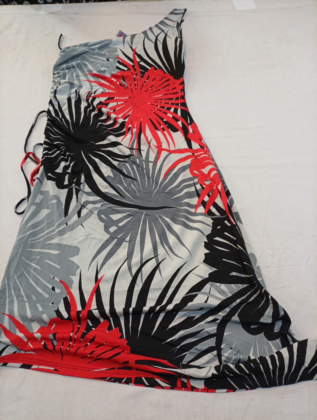 Tropical Print Dress