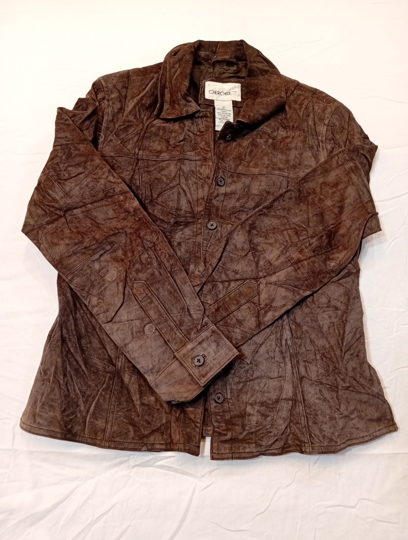 Veste en cuir véritable Cherokee