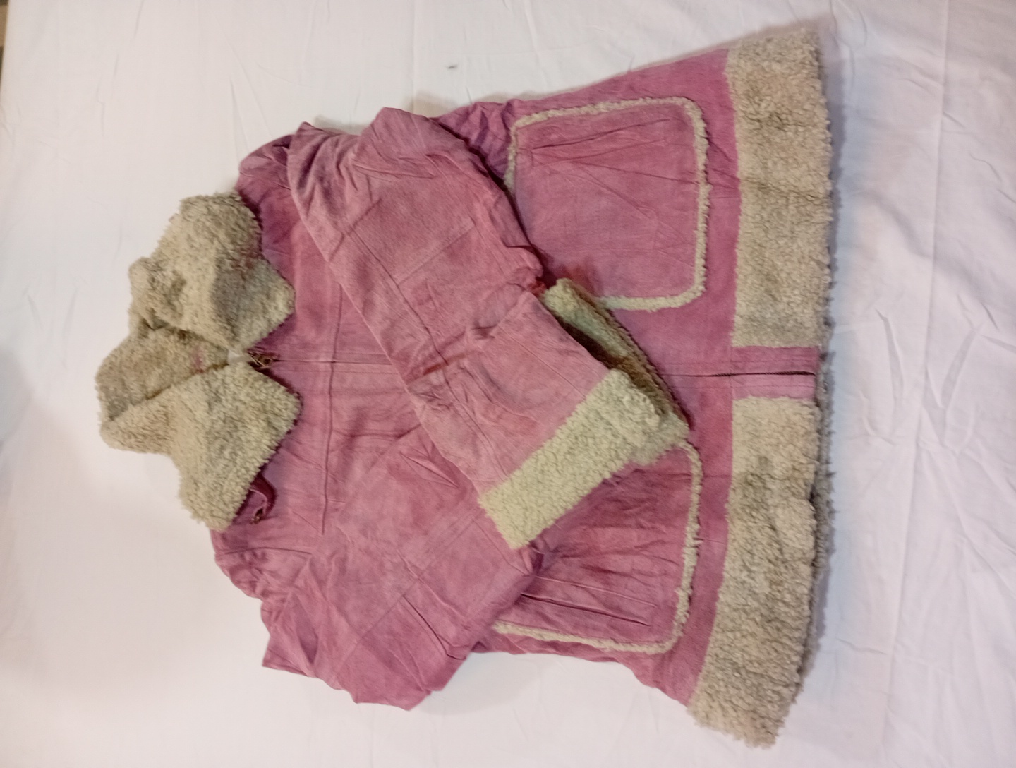 Pink Faux Fur Jacket