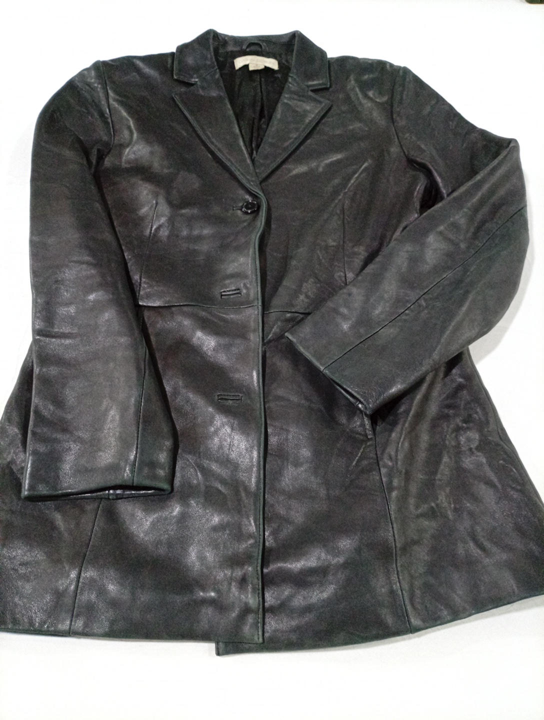 Jaqueta de Couro Preta