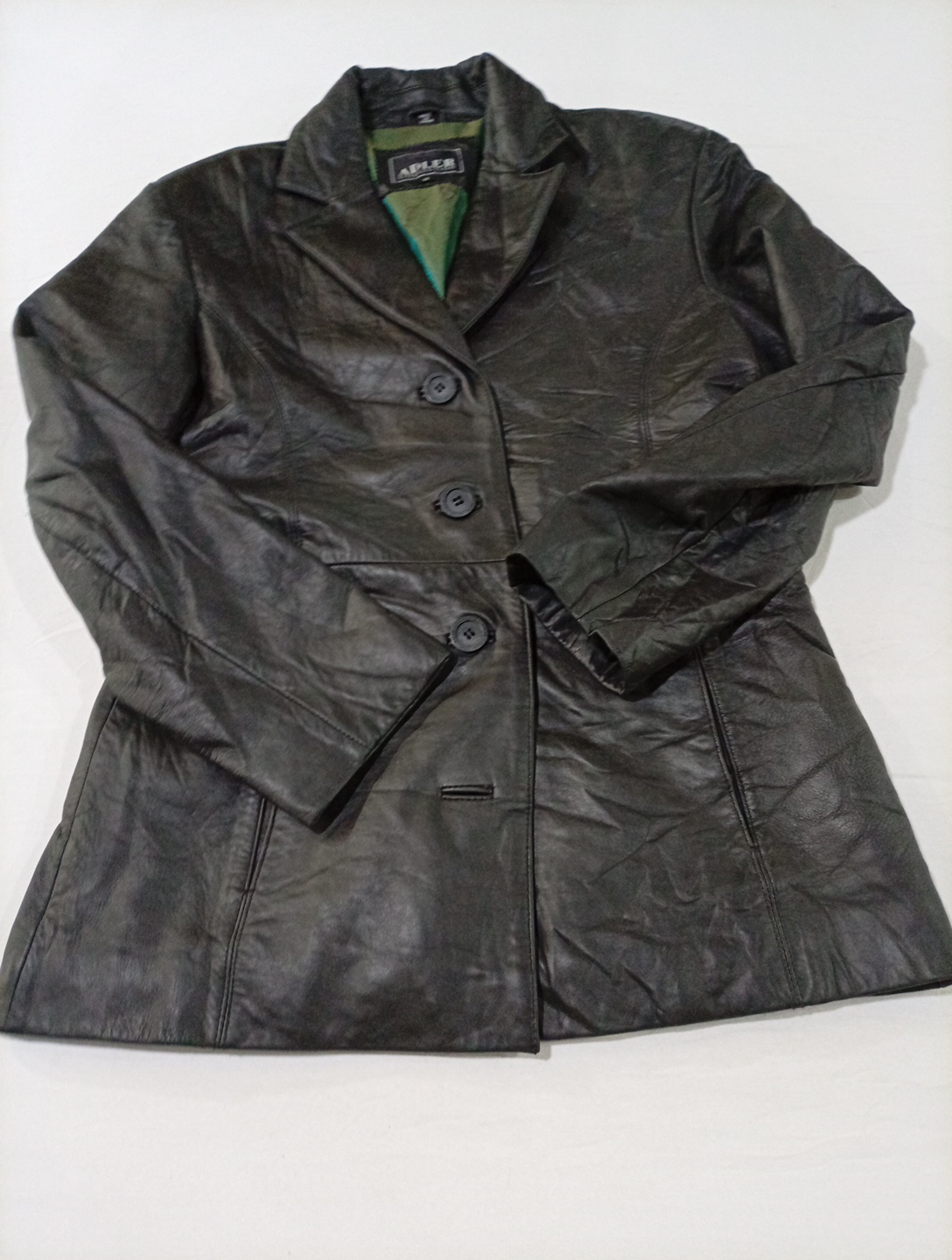 Jaqueta de Couro Adler Collection