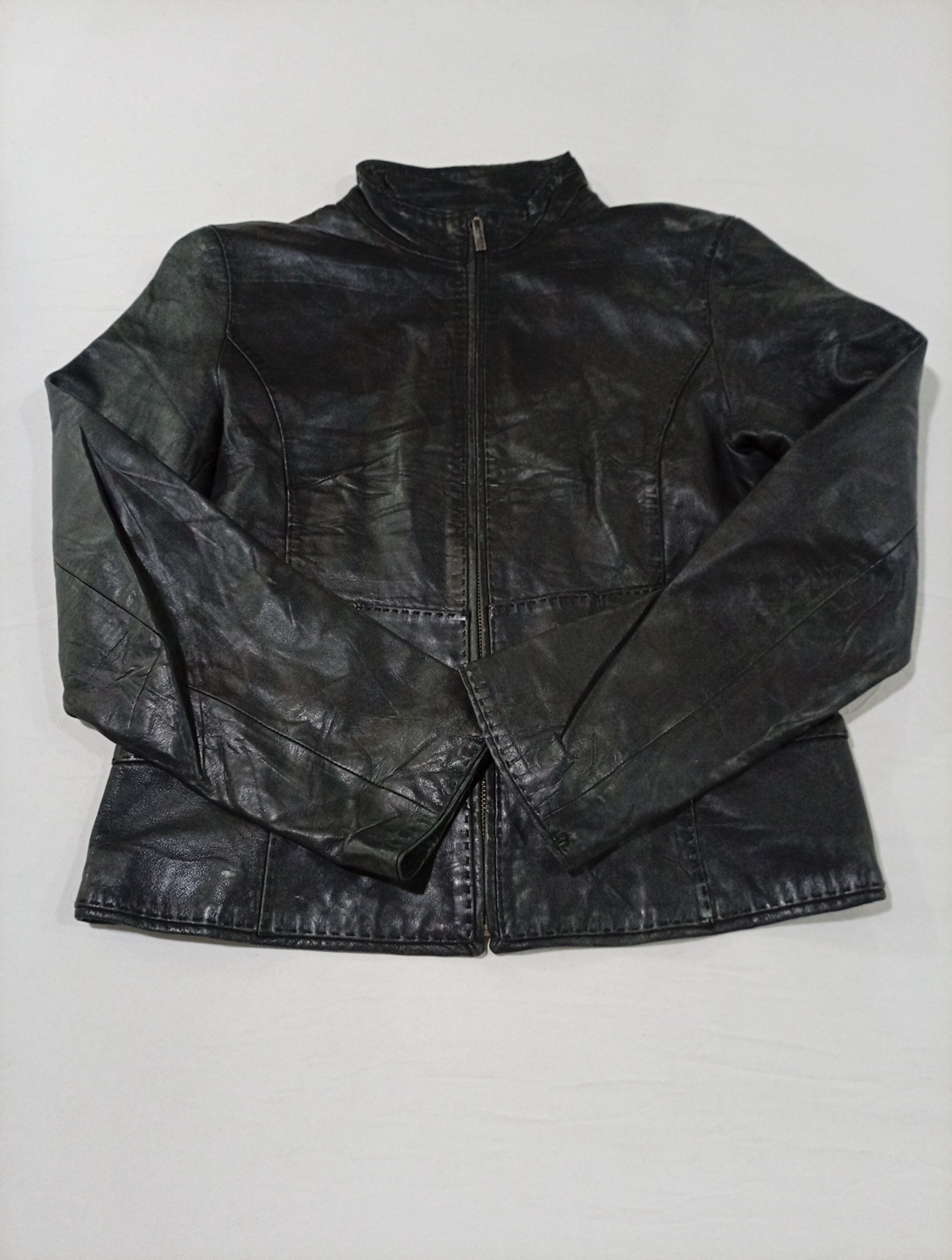 Jaqueta de Couro Preta