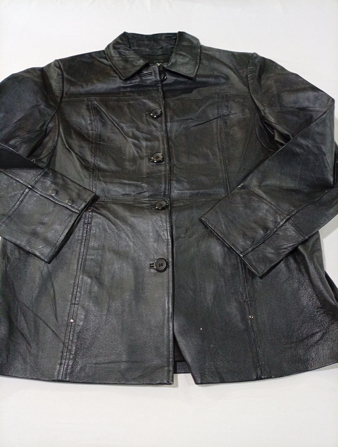 east5th Black Leather Jacket