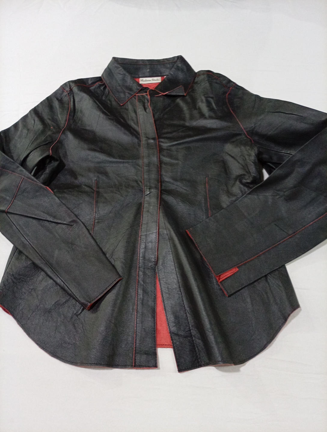 Jaqueta de Couro Preta