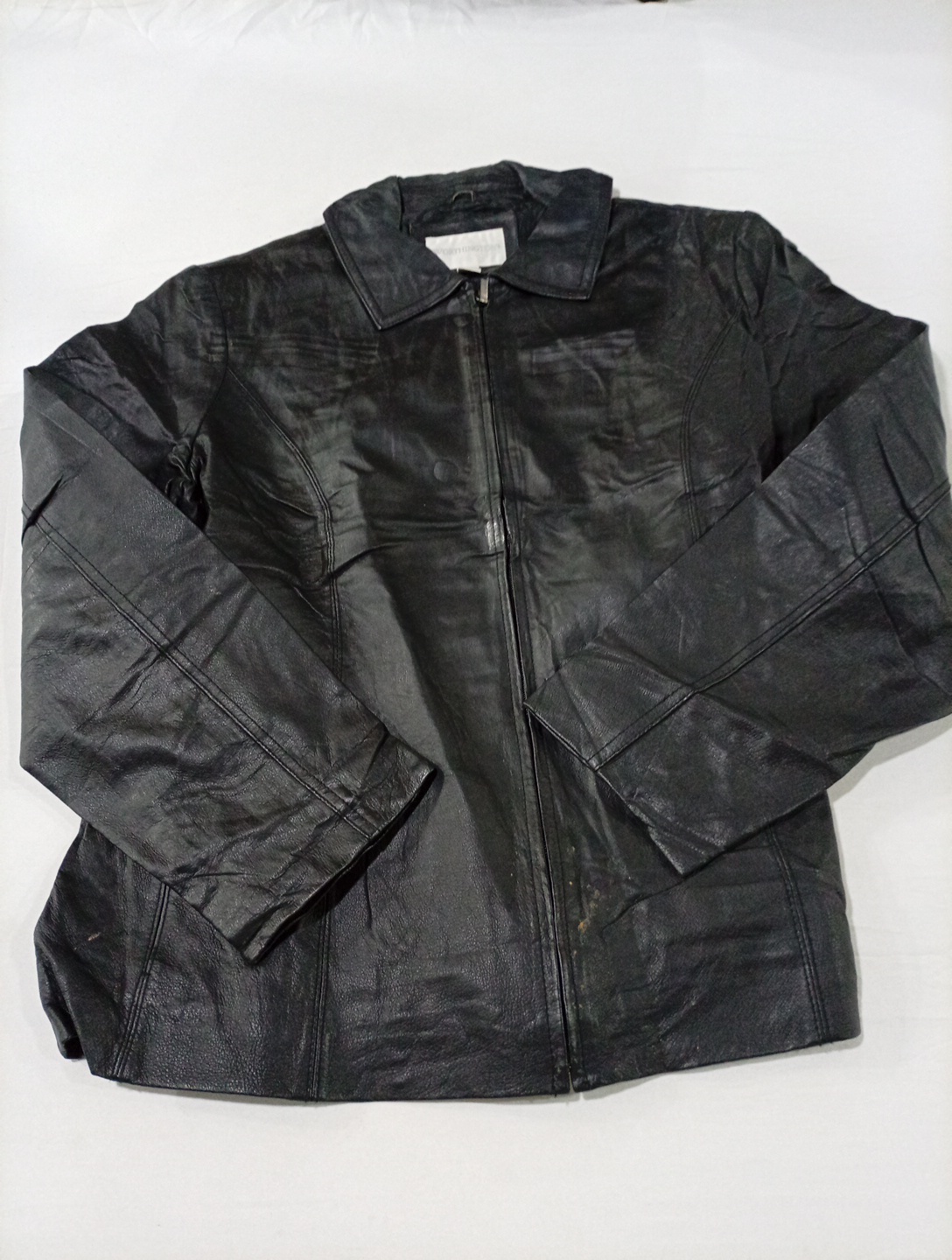 Jaqueta de Couro Preta