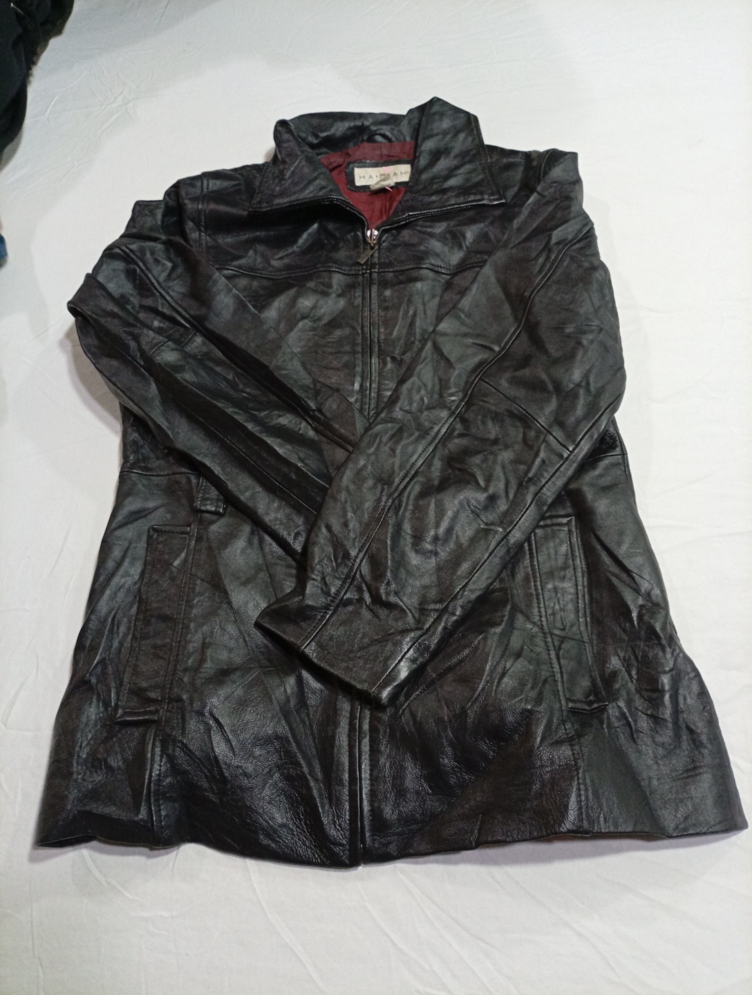 Jaqueta de Couro Preta