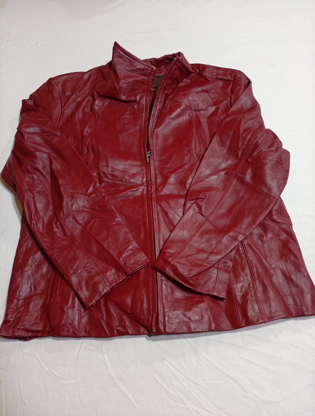 Siena Red Leather Jacket