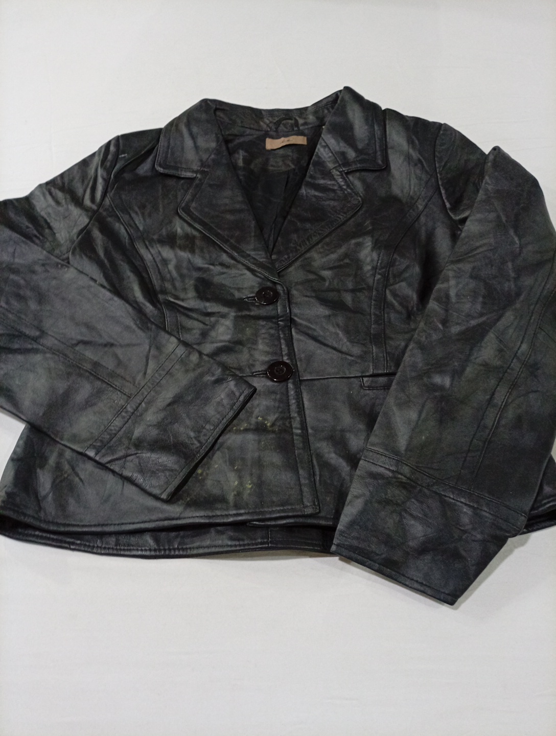 Jaqueta de Couro Preta