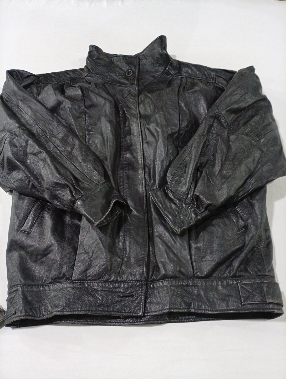 Jaqueta de Couro Preta