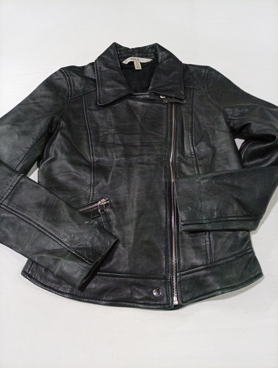 Jaqueta de Couro Preta