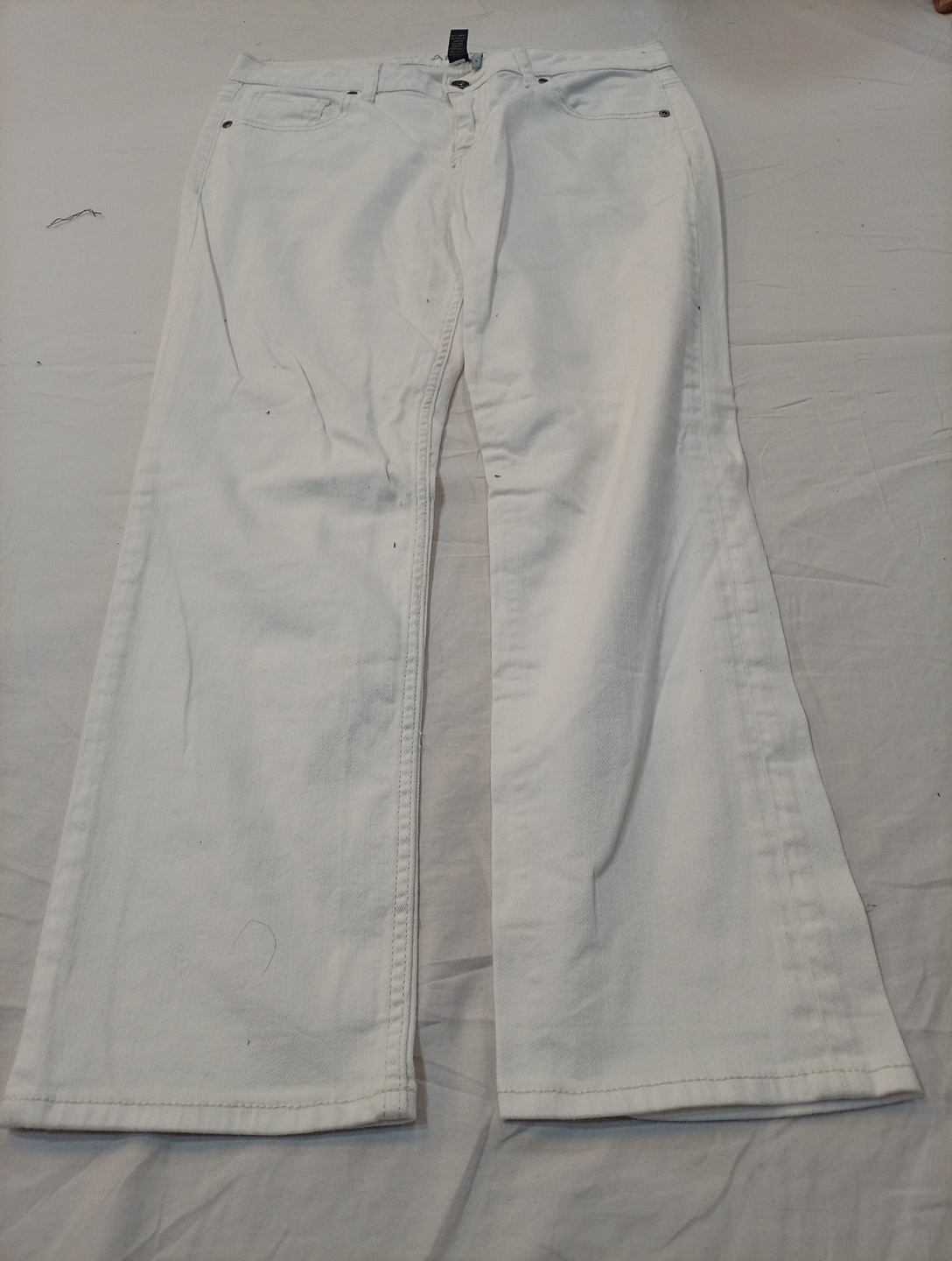 White Flare Denim Jeans