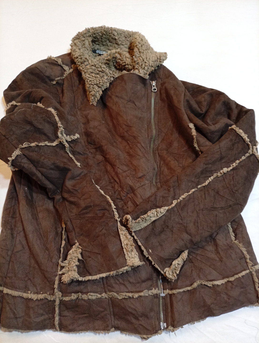 Brown Fur-Lined Jacket