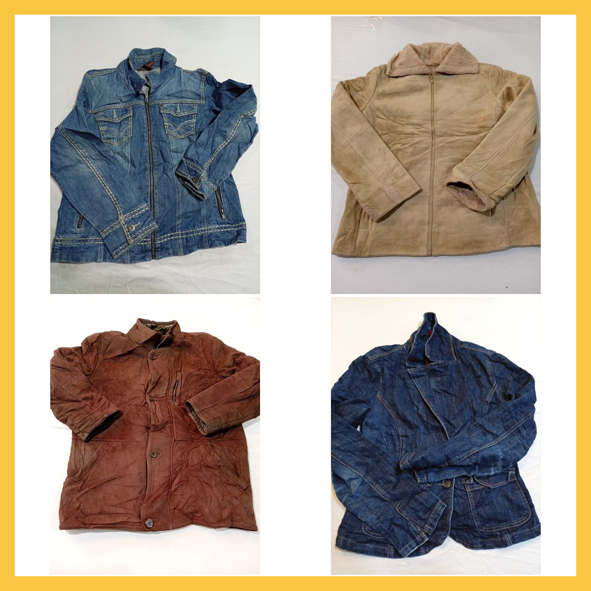 Pack de vestes en denim et en daim - Levi's, Mudd,..