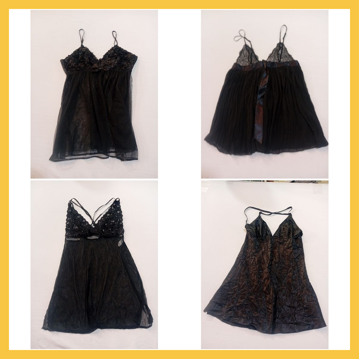 Victoria's Secret & More Schwarze Spitzenkleider &..