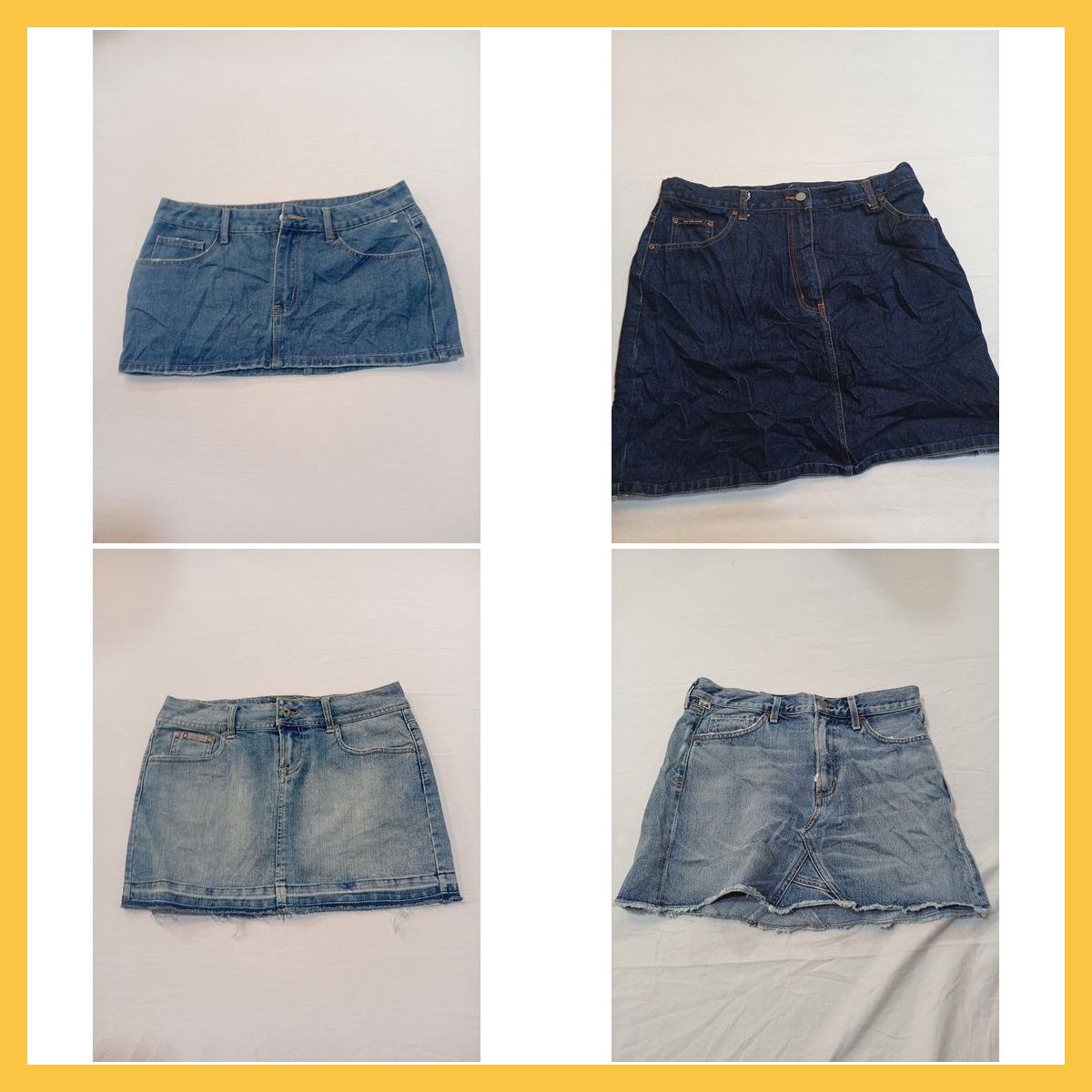 Denimrock-Bundle - 10 Mini-Röcke von WHBM, Citizen..