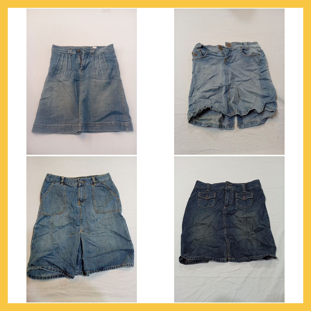 GAP, Old Navy e Mais Conjunto de Saia e Jeans em D..