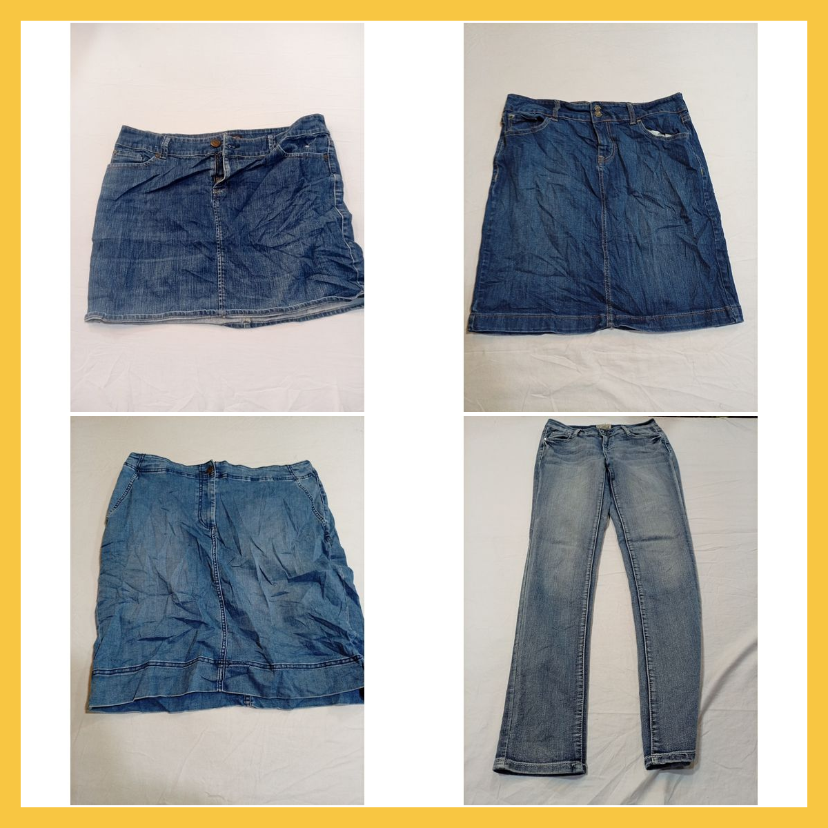 Denim Skirt & Jean Bundle: NY&Co, Old Navy, Talbot..