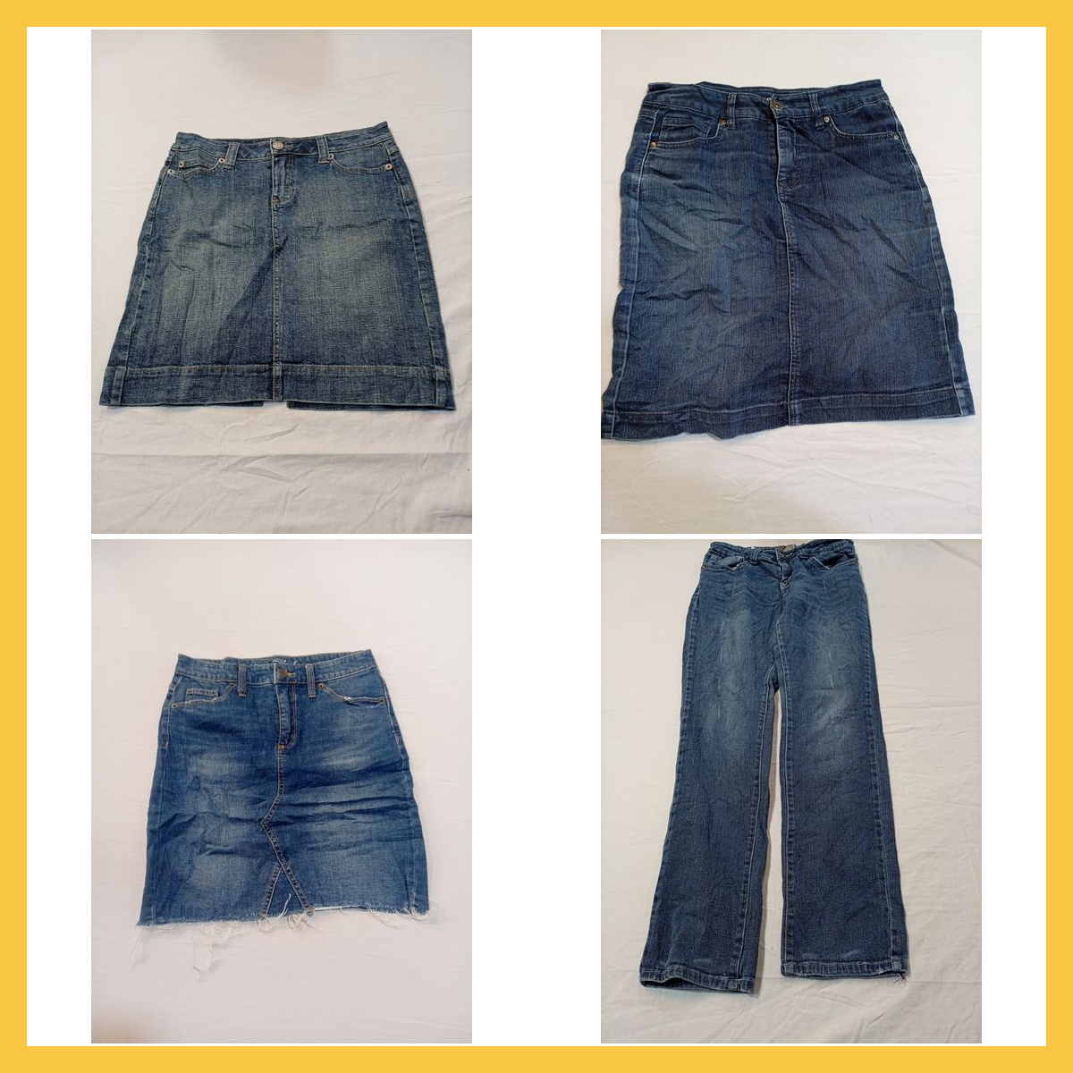 Bundle in denim: mix di 10 pezzi di gonne e jeans ..