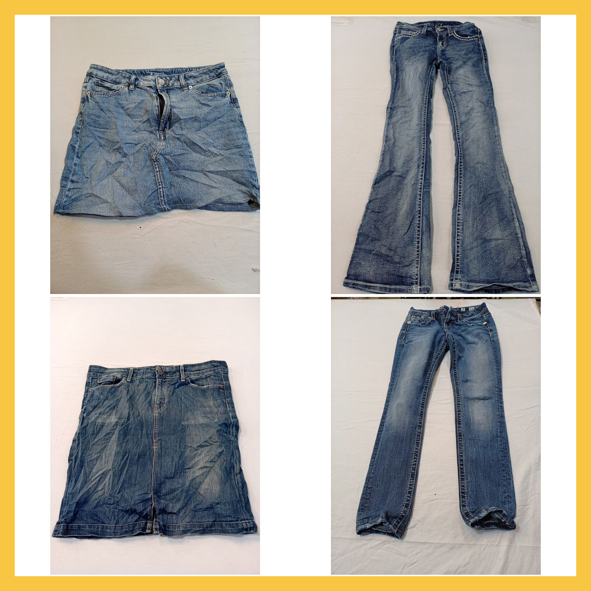Conjunto de Saia de Denim e Jeans - Citizens of Hu..