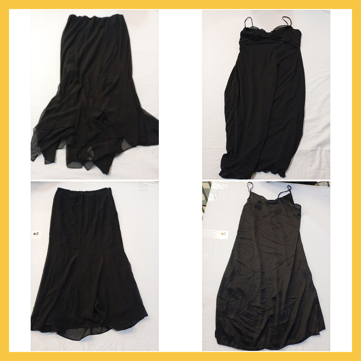 Black Bundle: 10 Pc Mix of Evening, Midi & Slip Dr..