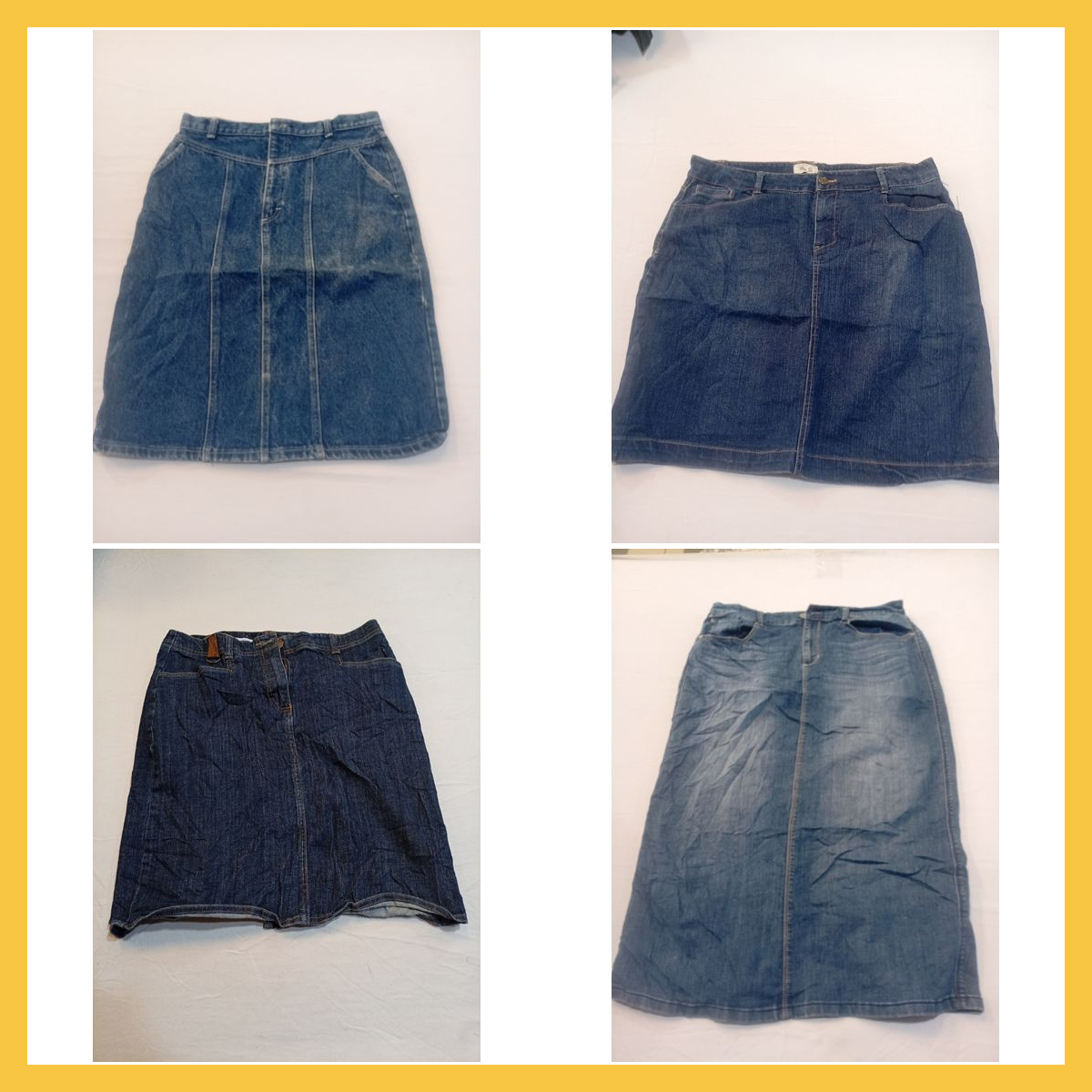 Denim Skirt & Jeans Bundle - Lands' End, Diesel, M..