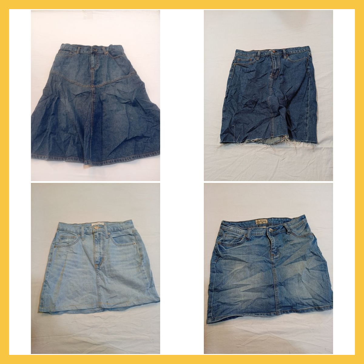 Pacchetto Delizie Denim: 10 pezzi di gonne e jeans..