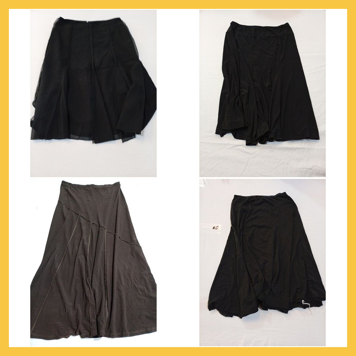 Ensemble de jupe et robe noire Lanalee, Saint Trop..