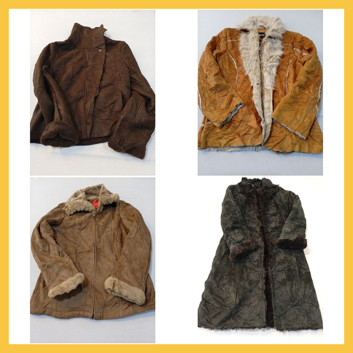 Romeo & Juliet, Aziza & More Luxury Suede Fur Coat..