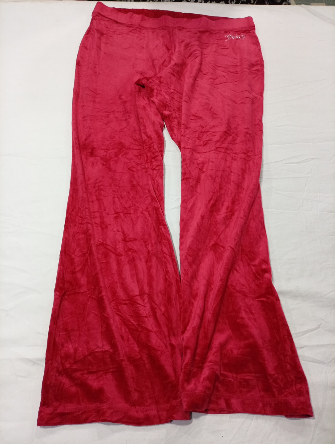 Juicy Couture Red Velvet Pants