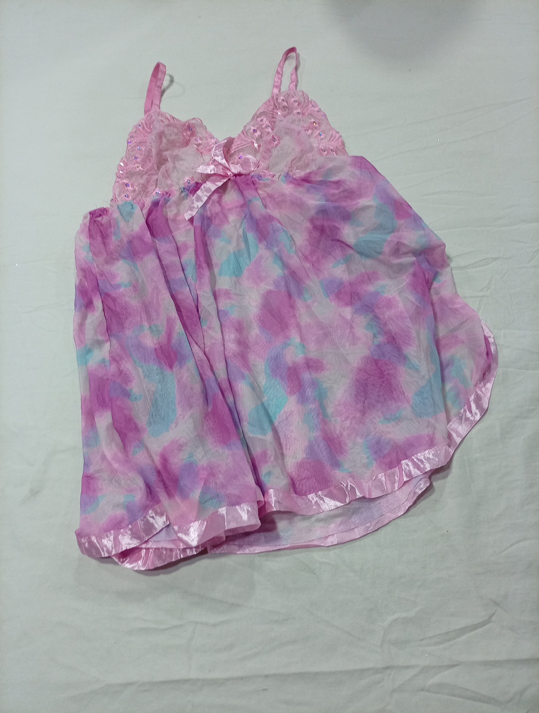 Pink Tie-Dye Chemise