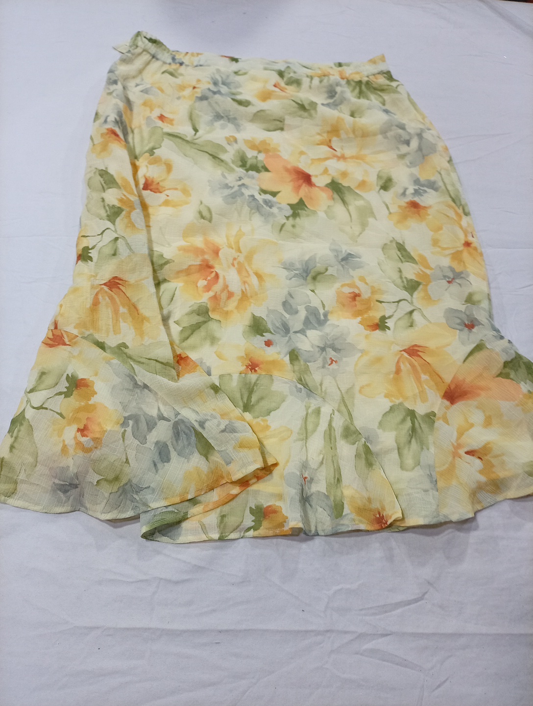 Alfred Dunner Floral Midi Skirt