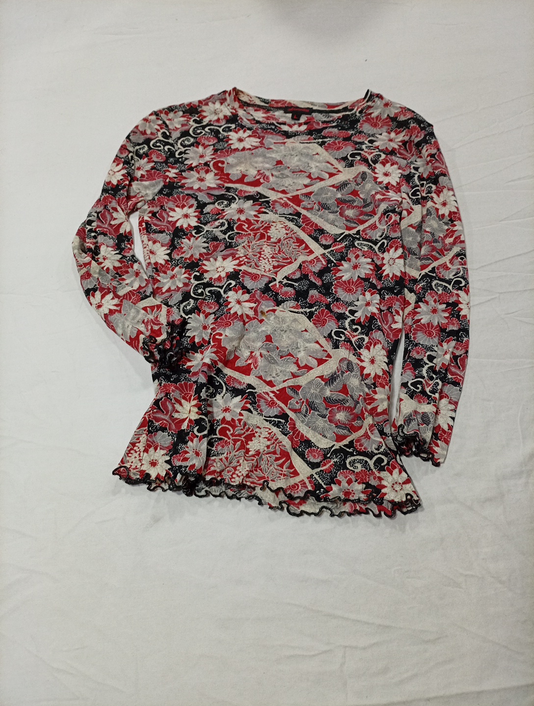 Floral Long-Sleeve Top
