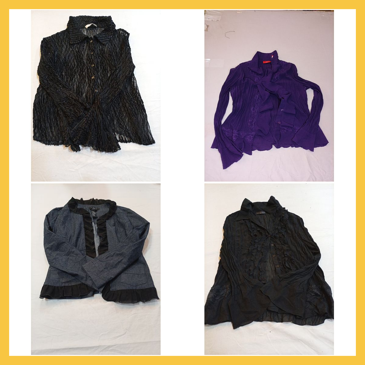 Designer-Blusen-Bundle: NESS, Oscar de la Renta, I..