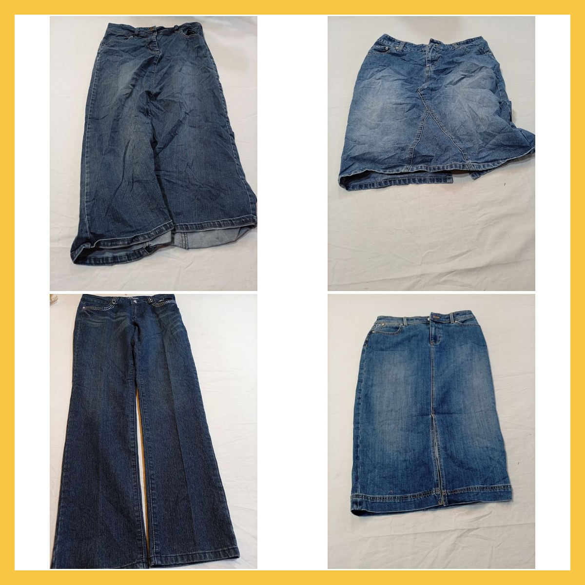 Sanft gebrauchtes Denim-Bundle: 7-teilig von Chris..