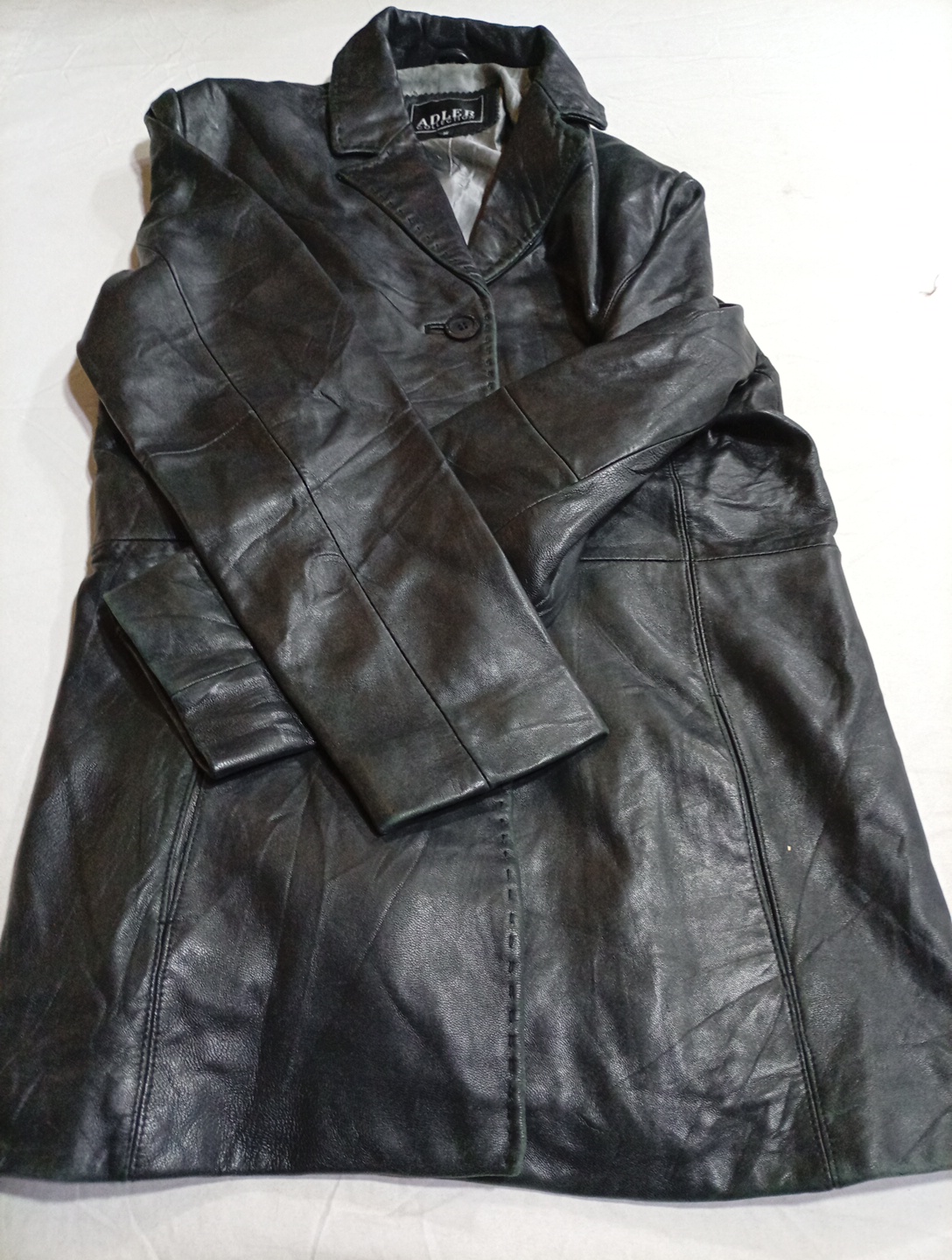 Black Leather Coat
