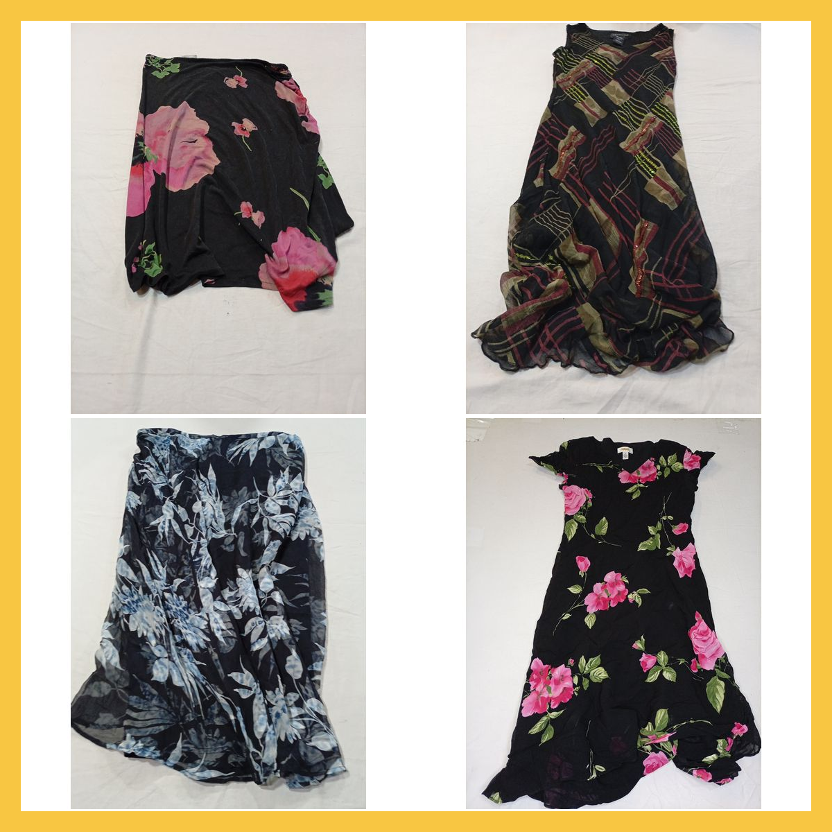 Ensemble de robes midi designer Anna Sui Talbots P..