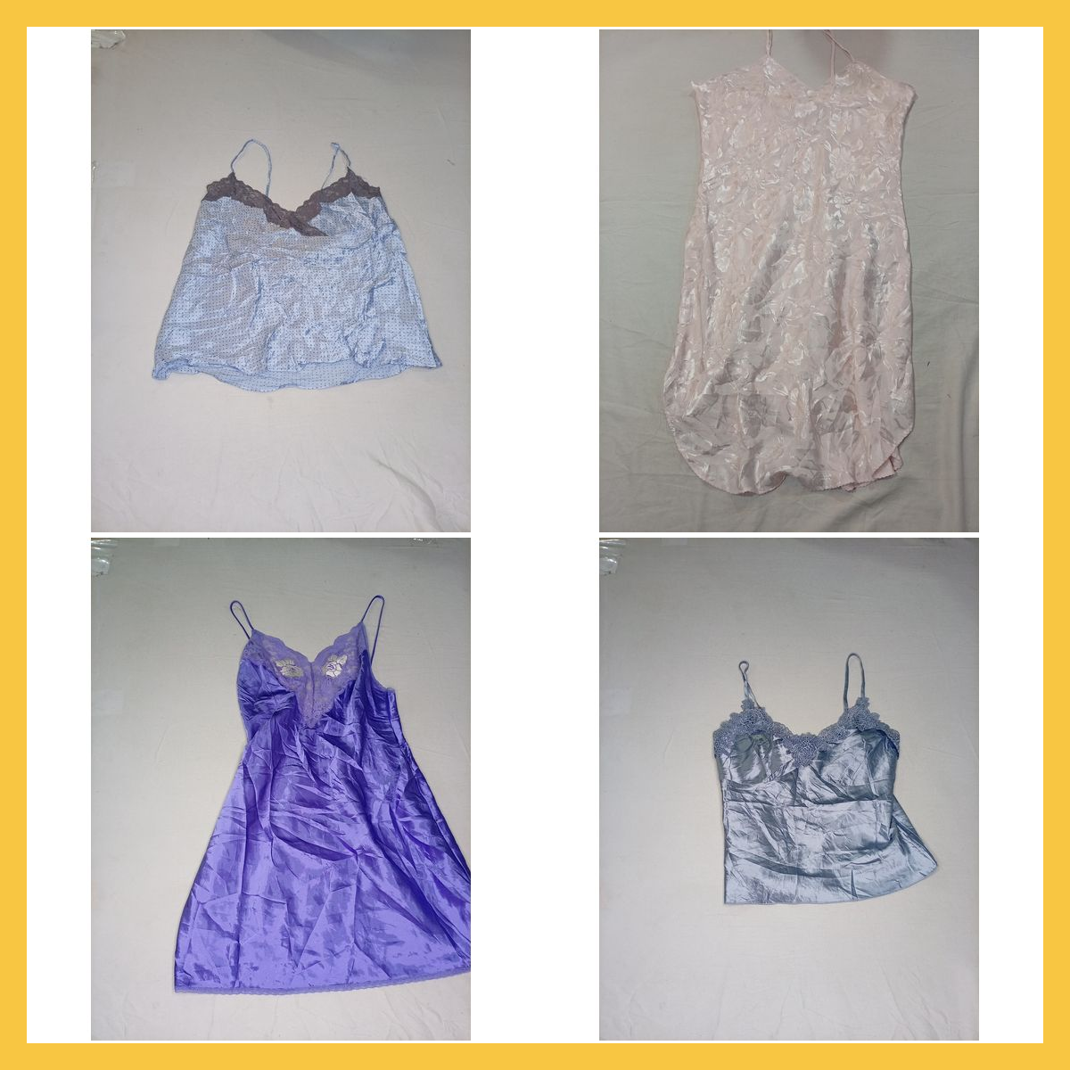 Lot de 10 pièces de mode féminine Camisole en dent..