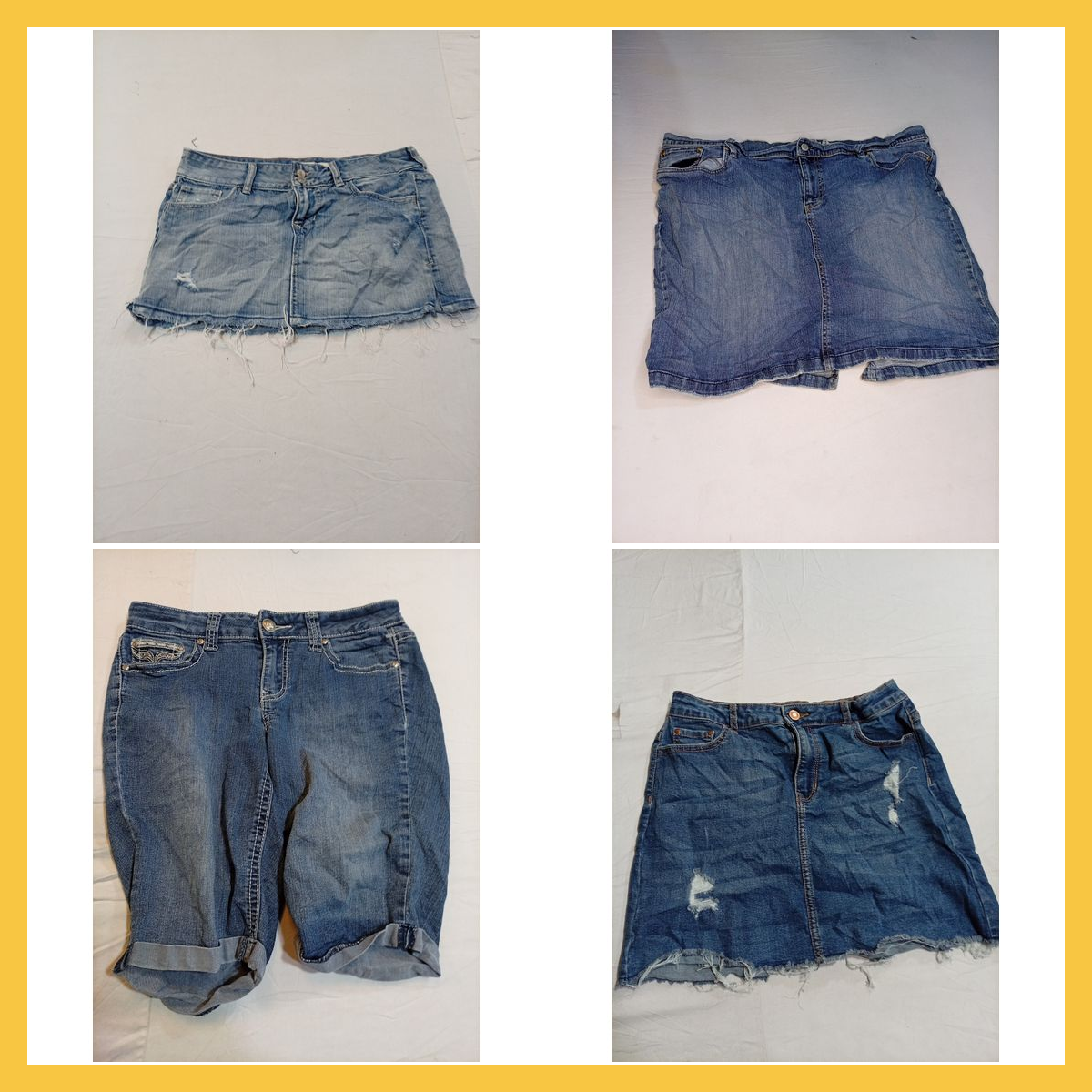 Pacchetto Gonna in Denim e Pantaloncini: Old Navy,..