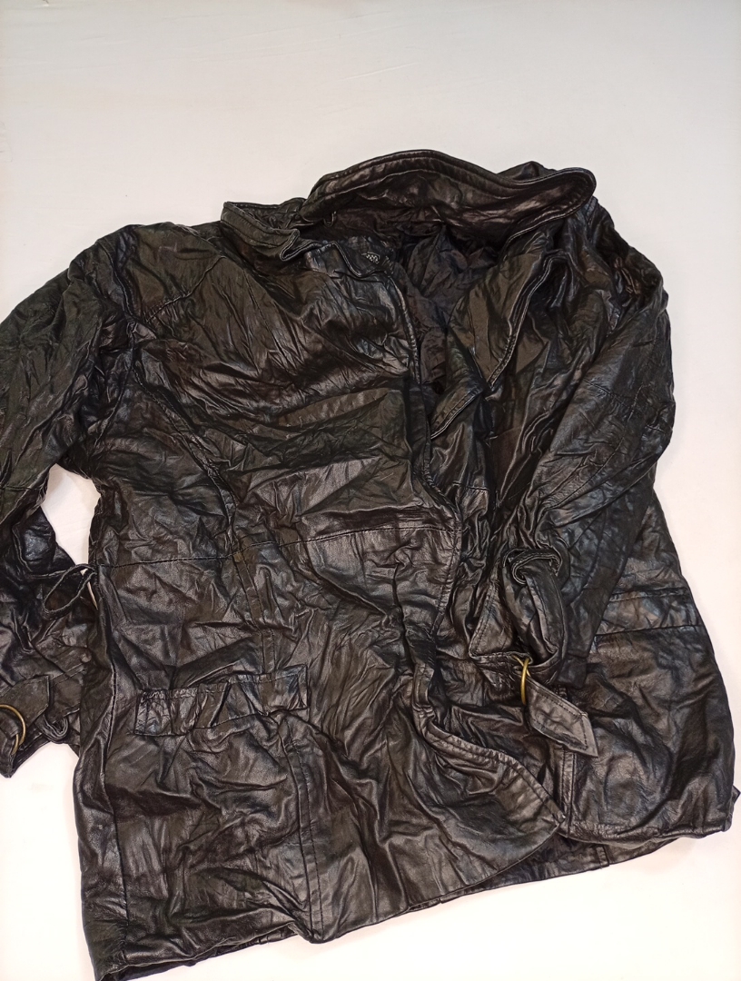 Wiesel Black Leather Jacket