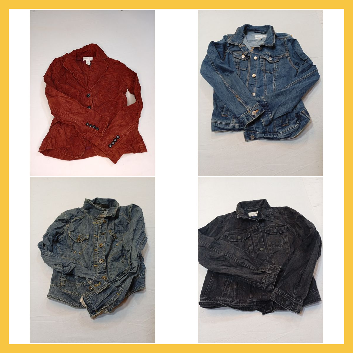 Gently Used Corduroy & Denim Jacket Bundle London ..