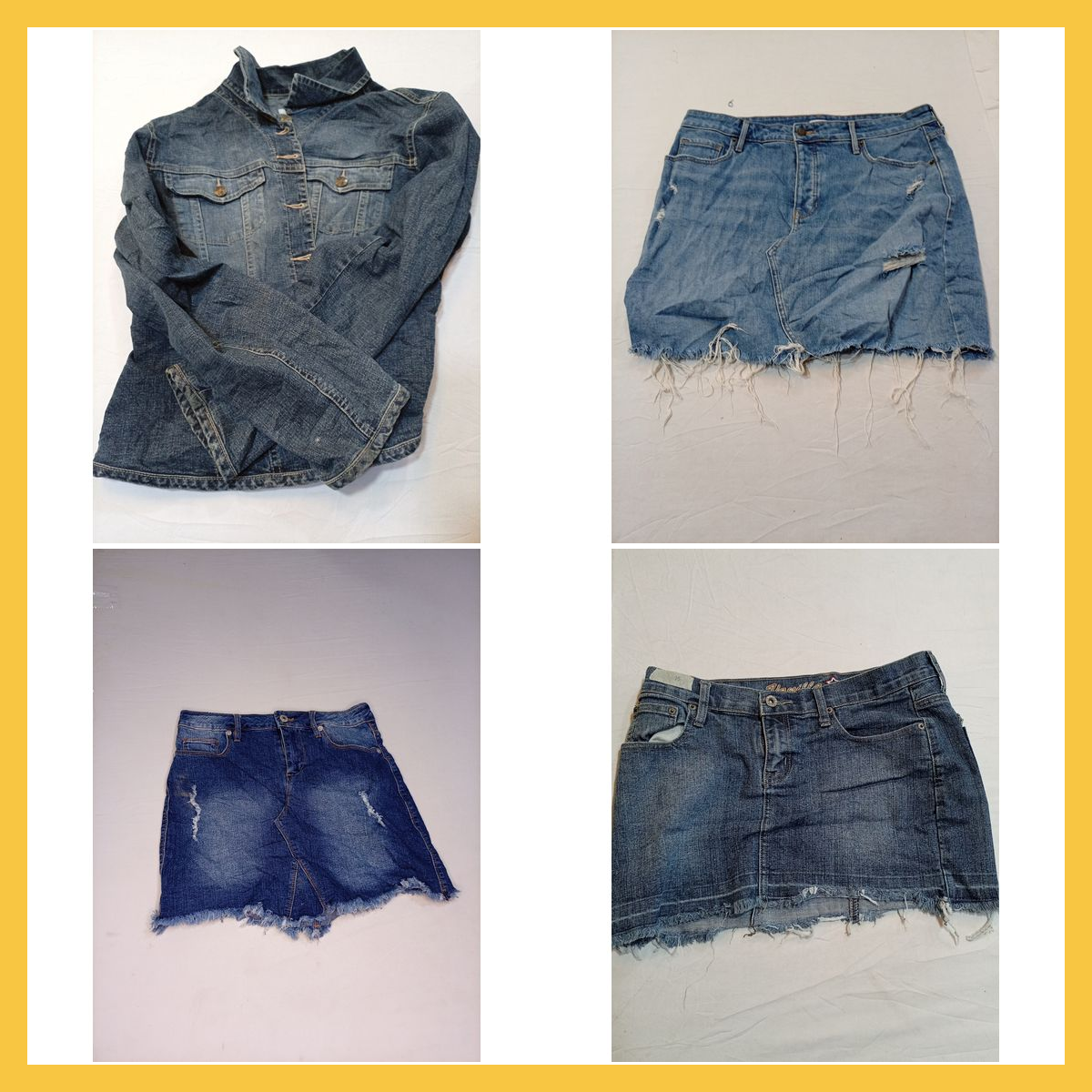 Denim-Bundle: Live a Little Jacket & 6 Mini-Röcke ..