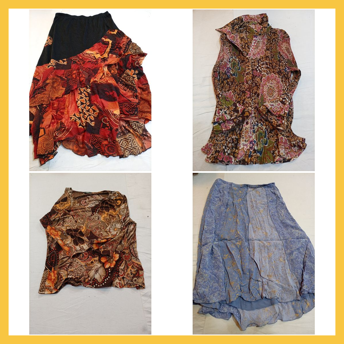 Ensemble Jupe Midi & Blouse : Picadilly, Anna Sui,..