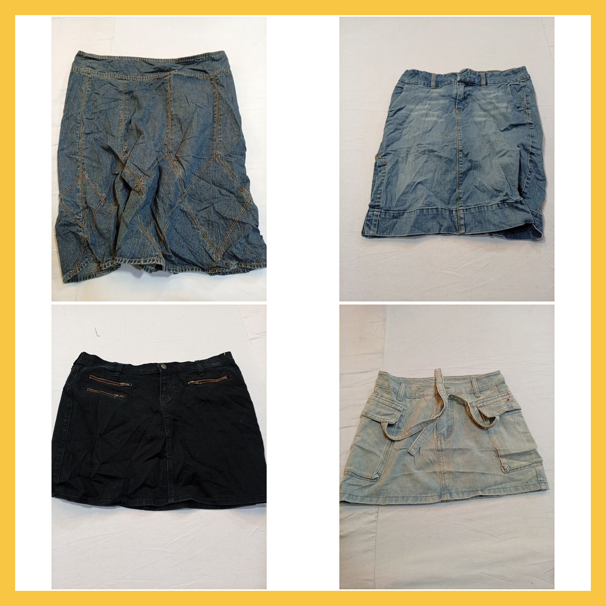 Lot de jupes en denim légèrement utilisées - axces..