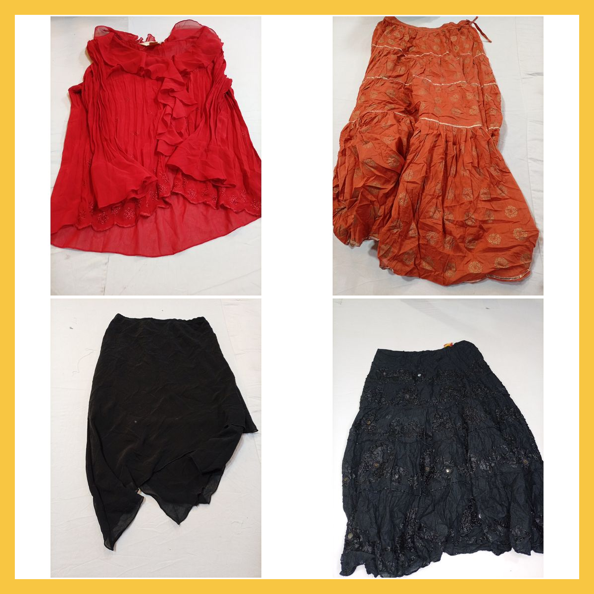 Ruffle & Lace Skirt Bundle Natalie B & More 7 Piec..
