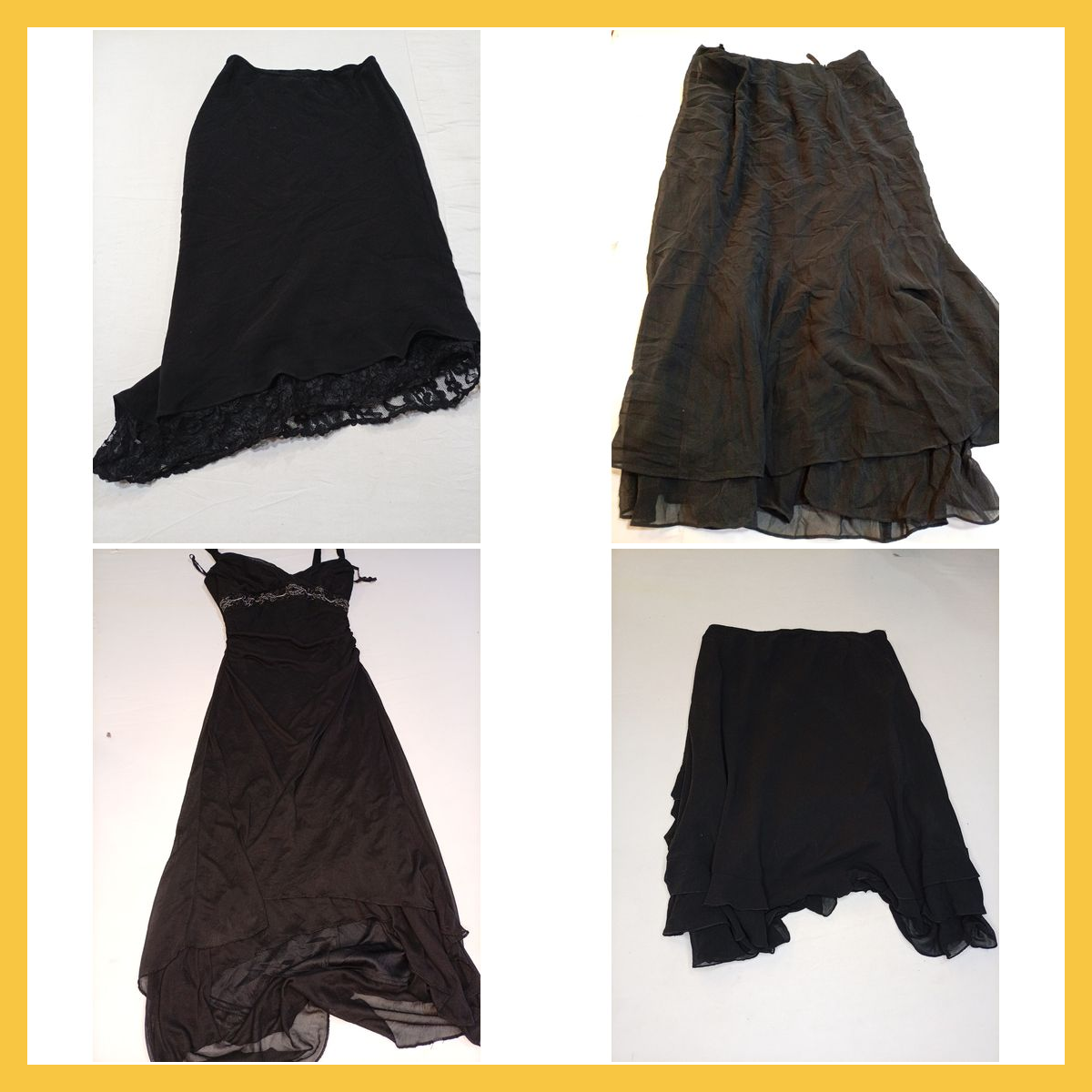 Designer Schwarzer Rock & Kleid Bundle Adrianna Pa..