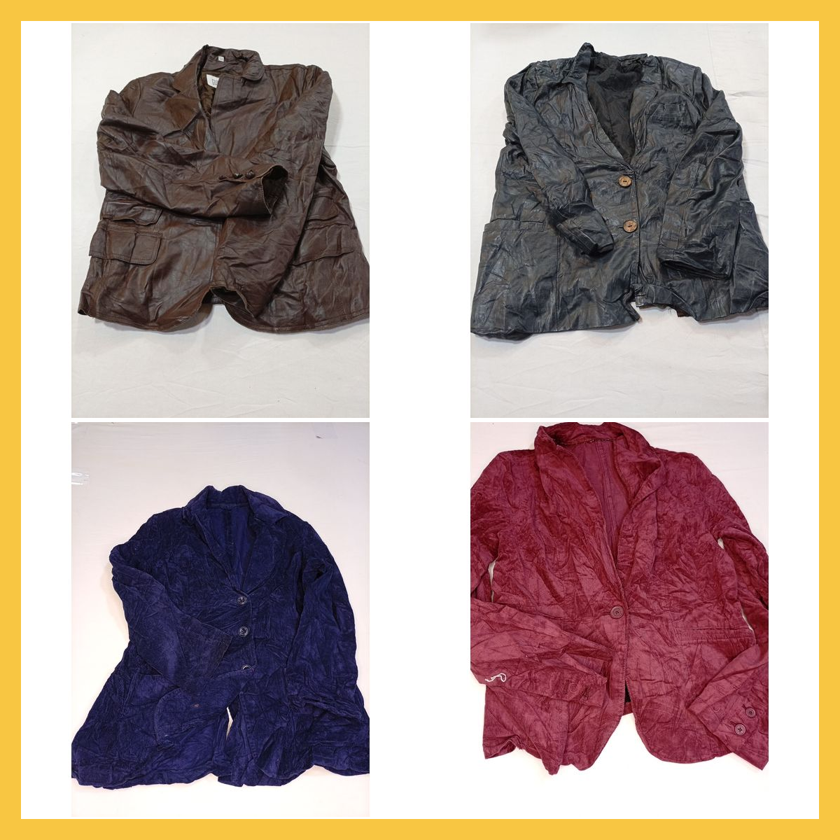 Leather & Corduroy Jackets Bundle - Guillaume, Dan..