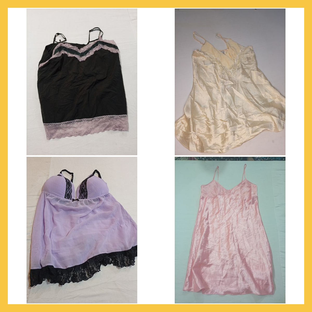 Ensemble Chemise en Dentelle & Satin Cacique VS Se..