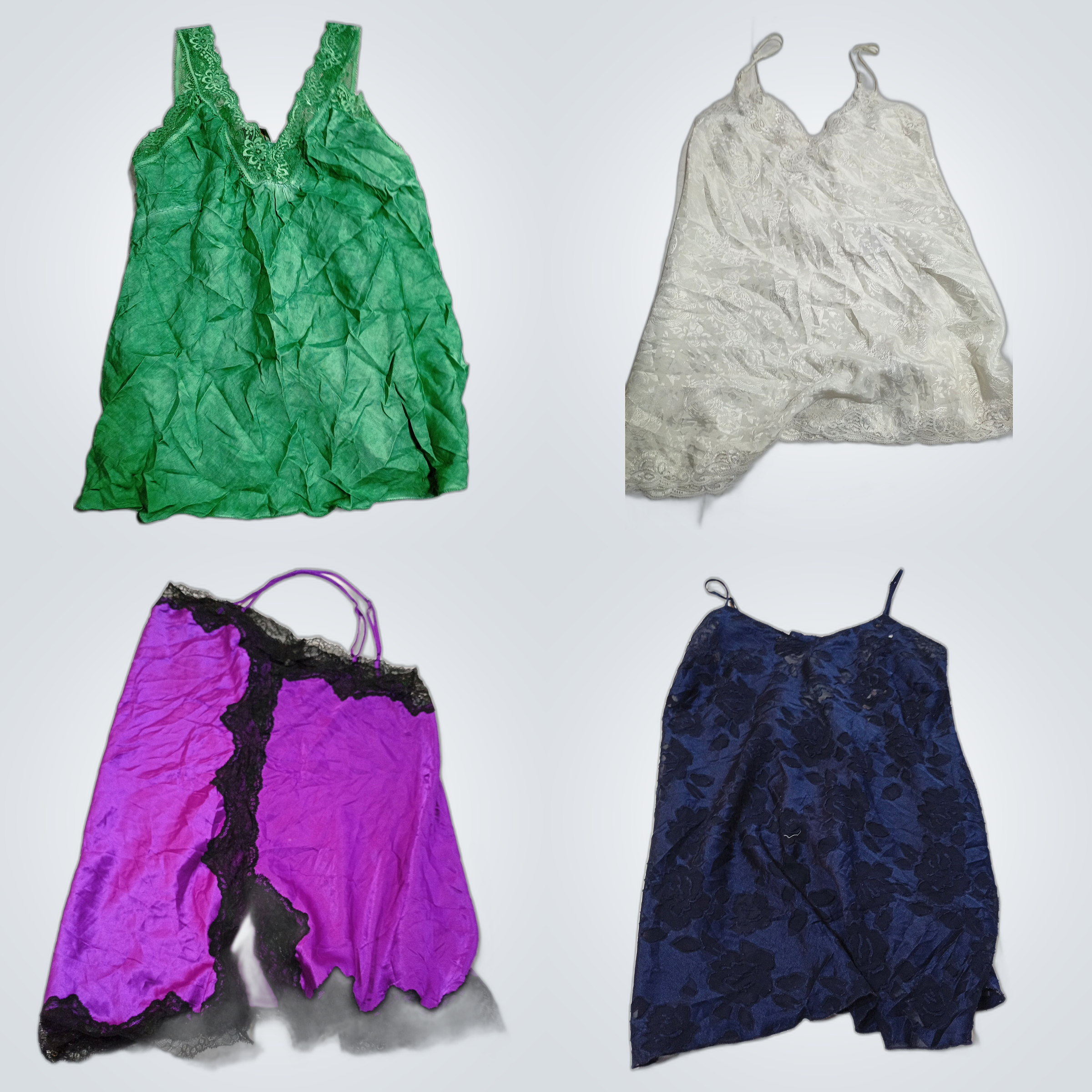 ビクトリアズ・シークレット レースキャミソールバンドル - 10ピースランジェリーセット