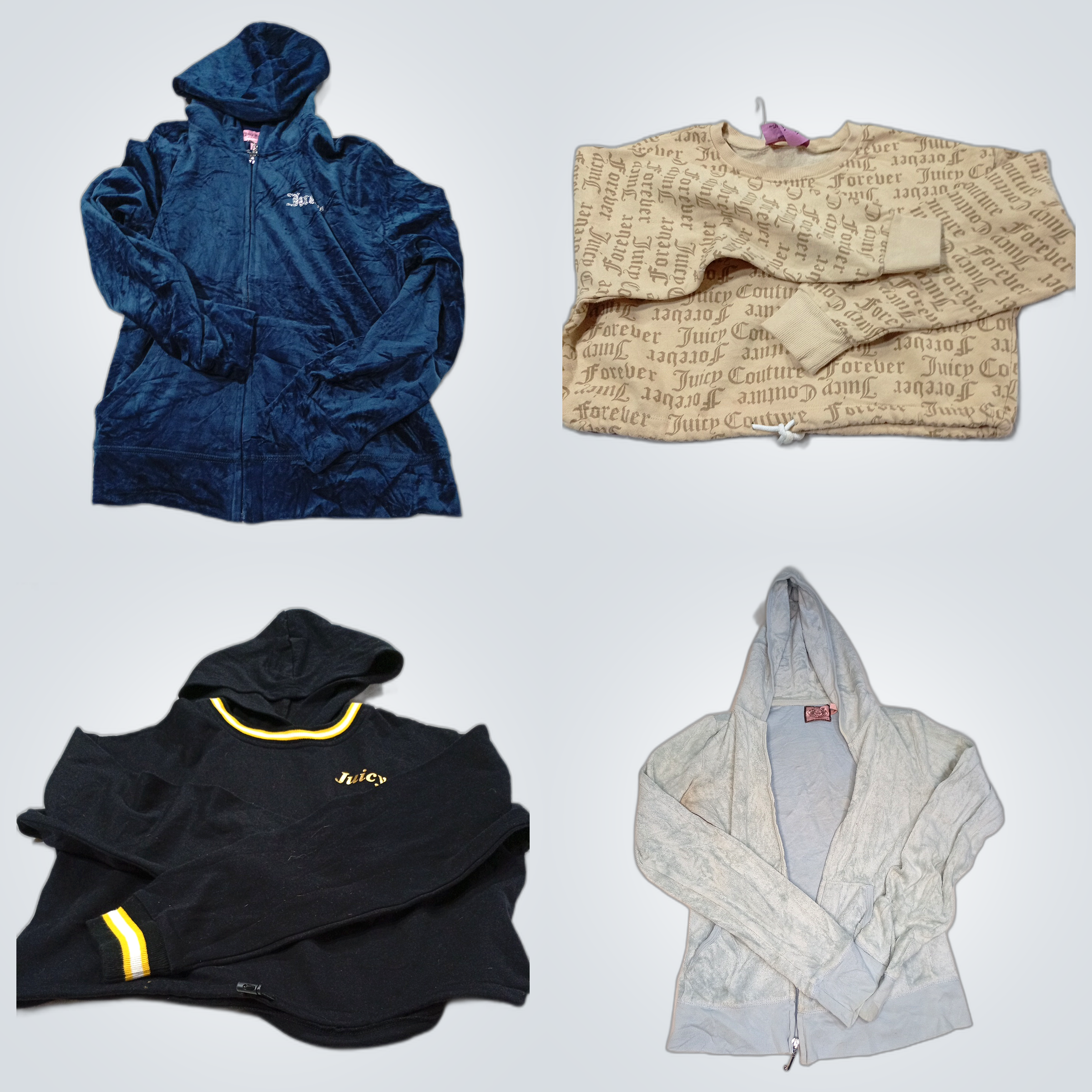 Juicy Couture Hoodie Bundle 10 Stück Velour Traini..