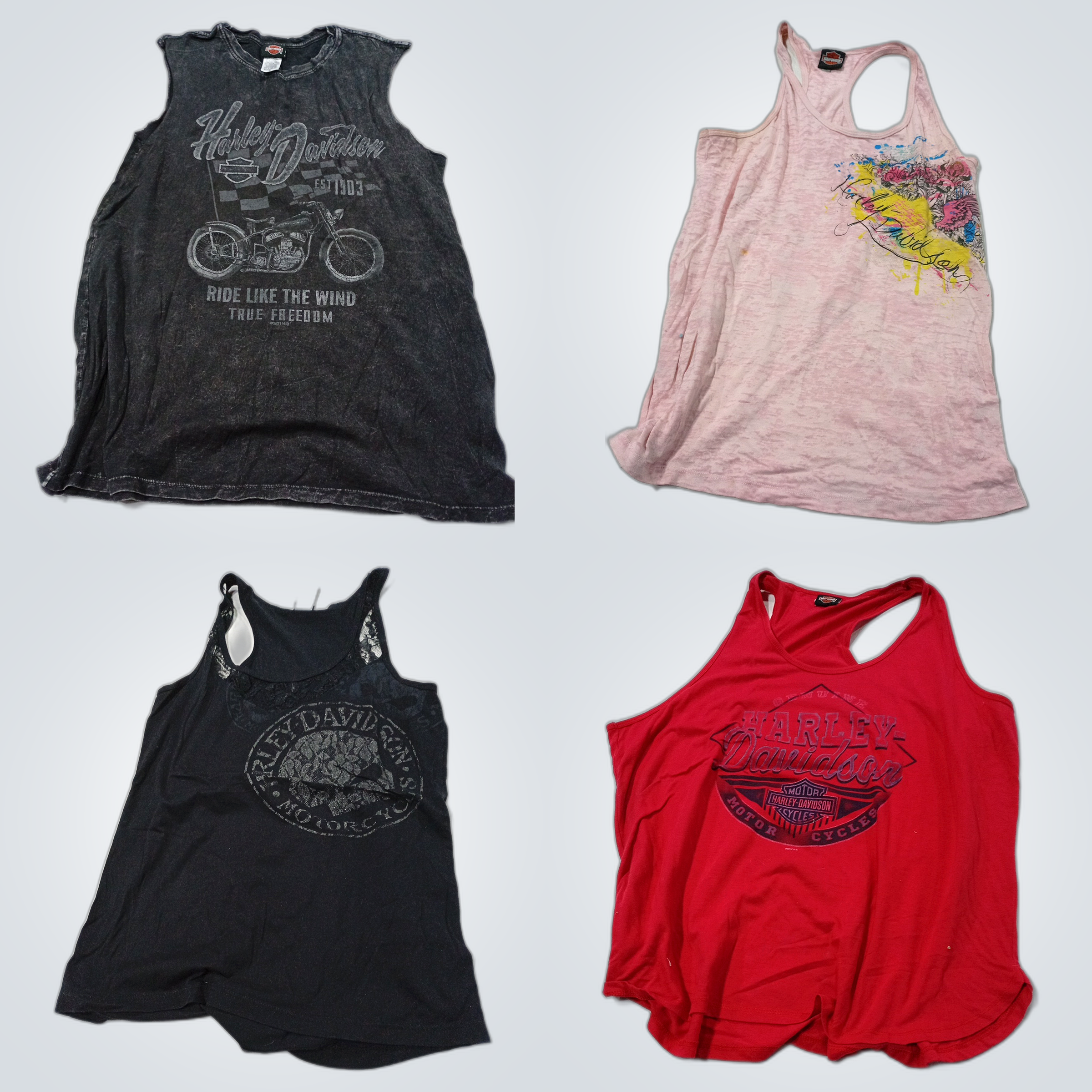 Ensemble de débardeurs Harley-Davidson - 10 t-shir..